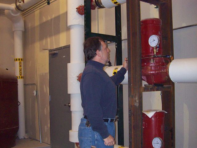 Mark F Gremillion testing a high rise hydronic system